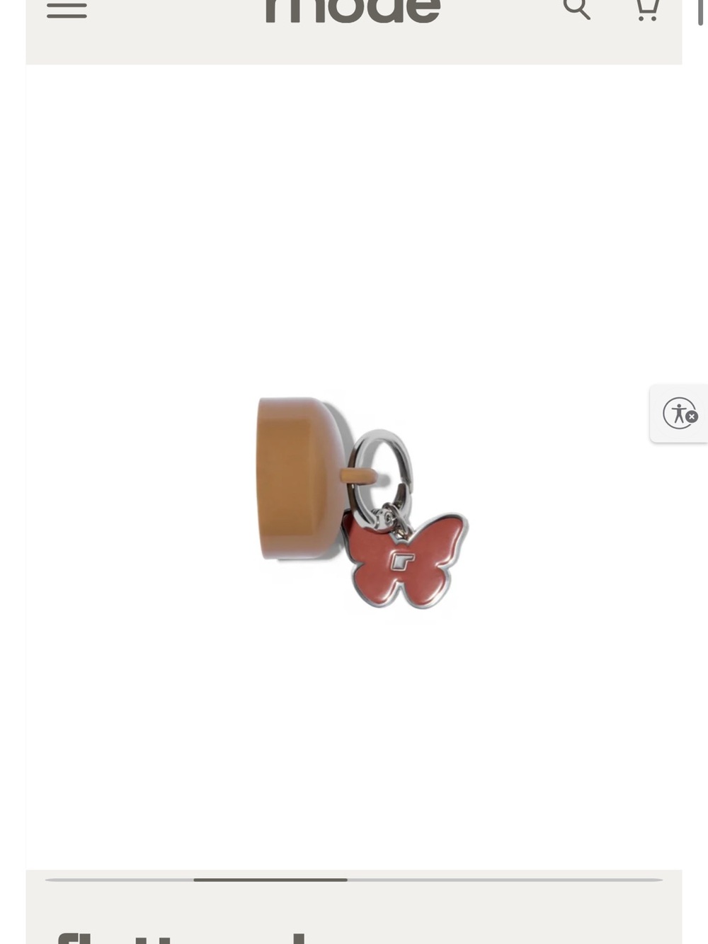 rhode skin flutter charm Butterfly Charm